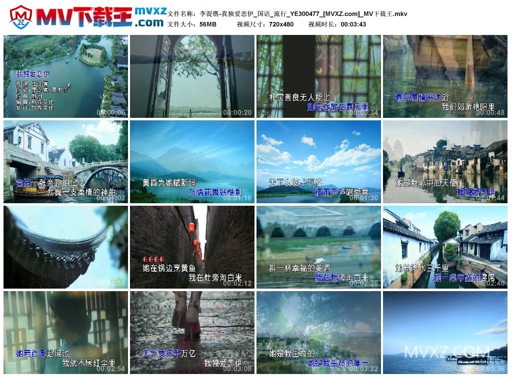 李湜镌-我独爱恋伊_国语_流行_YE300477